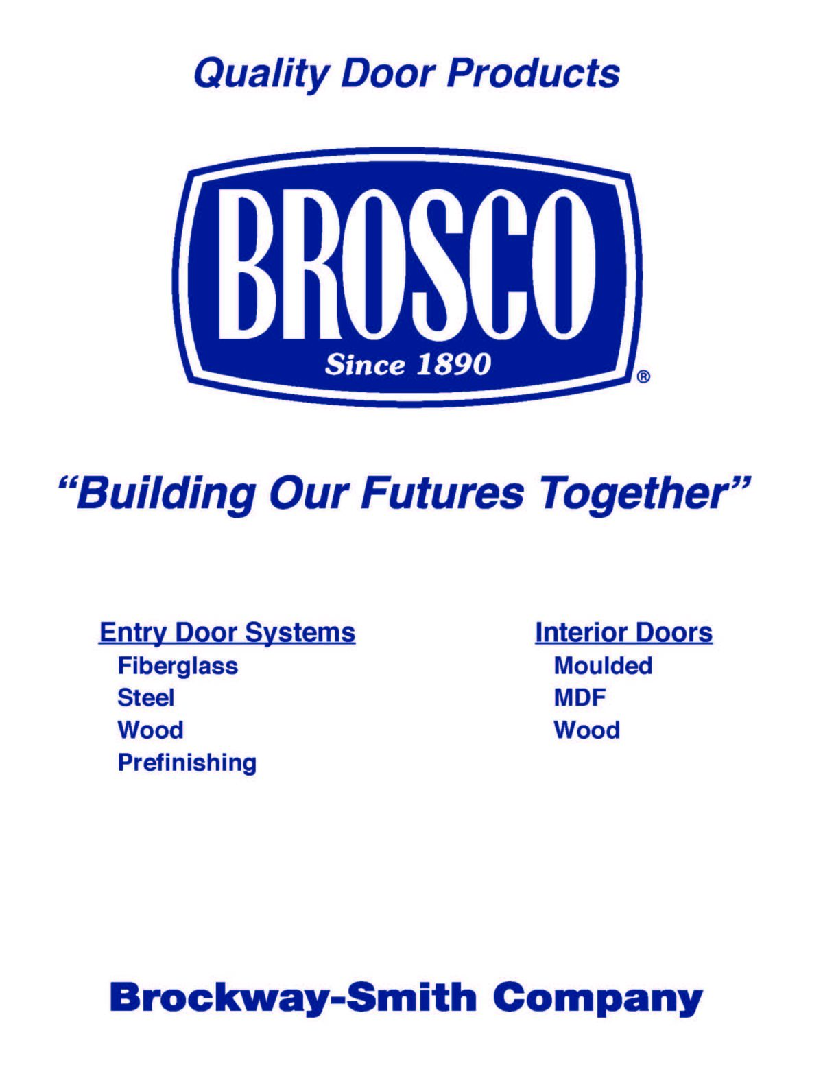 Price Catalog - BROSCO